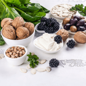 fruits nuts and veggies for the fertility diet